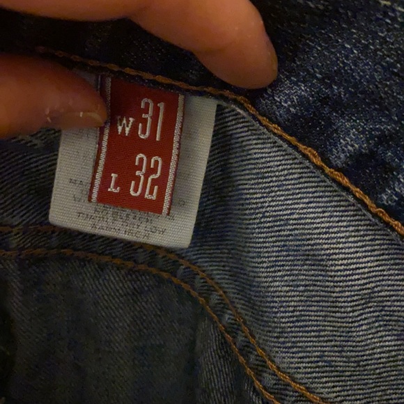 John B. Stetson 1312 Men's Modern Straight Leg Jeans 31x 32 - Picture 5 of 7